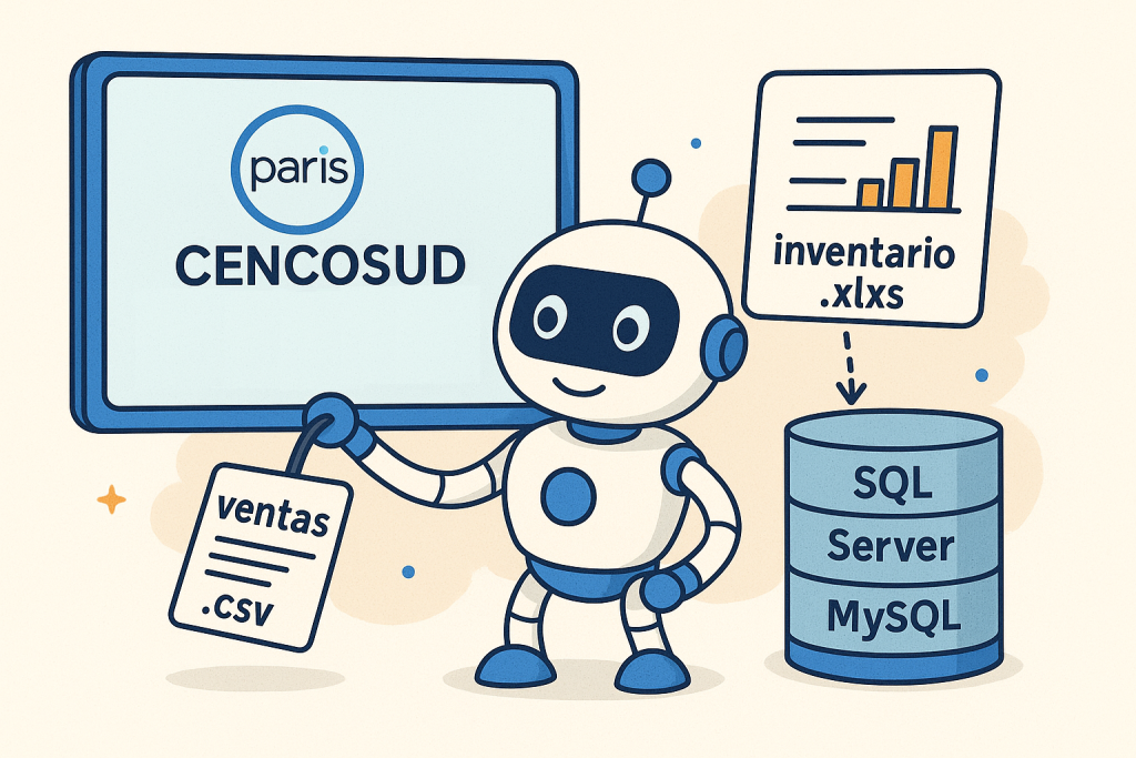 integra ventas y stock a tu base de datos mediante nuestro robot rpa b2b paris